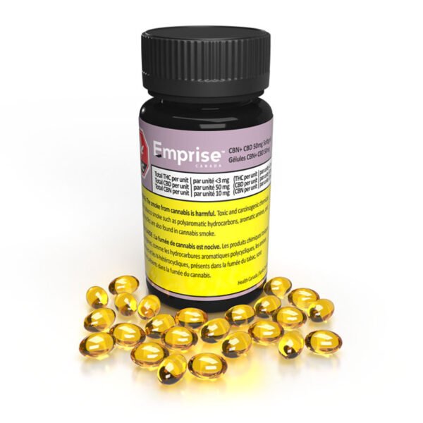 EMPRISE<BR>CBN:CBD<BR>50 mg Softgels - Image 3