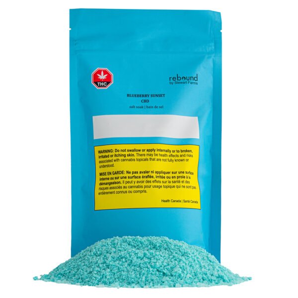 REBOUND<BR>Blueberry Sunset CBD Salt Soak