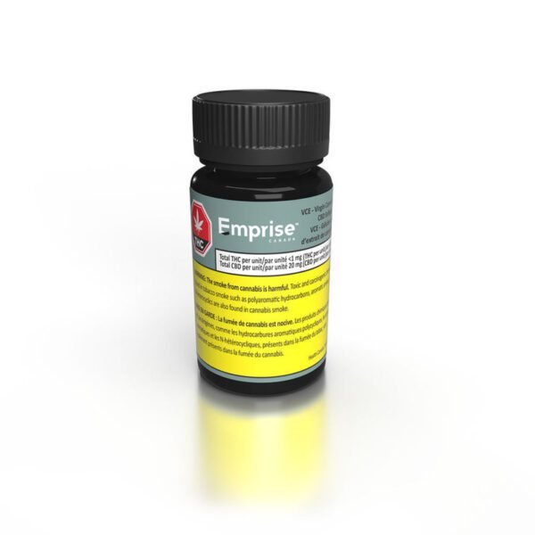 EMPRISE<BR>VCE-Virgin Cannabis Extract<BR>CBD Softgels 9.6g - Image 2
